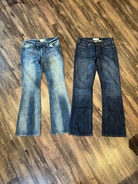 2 Pairs of Maurices Flare Jeans